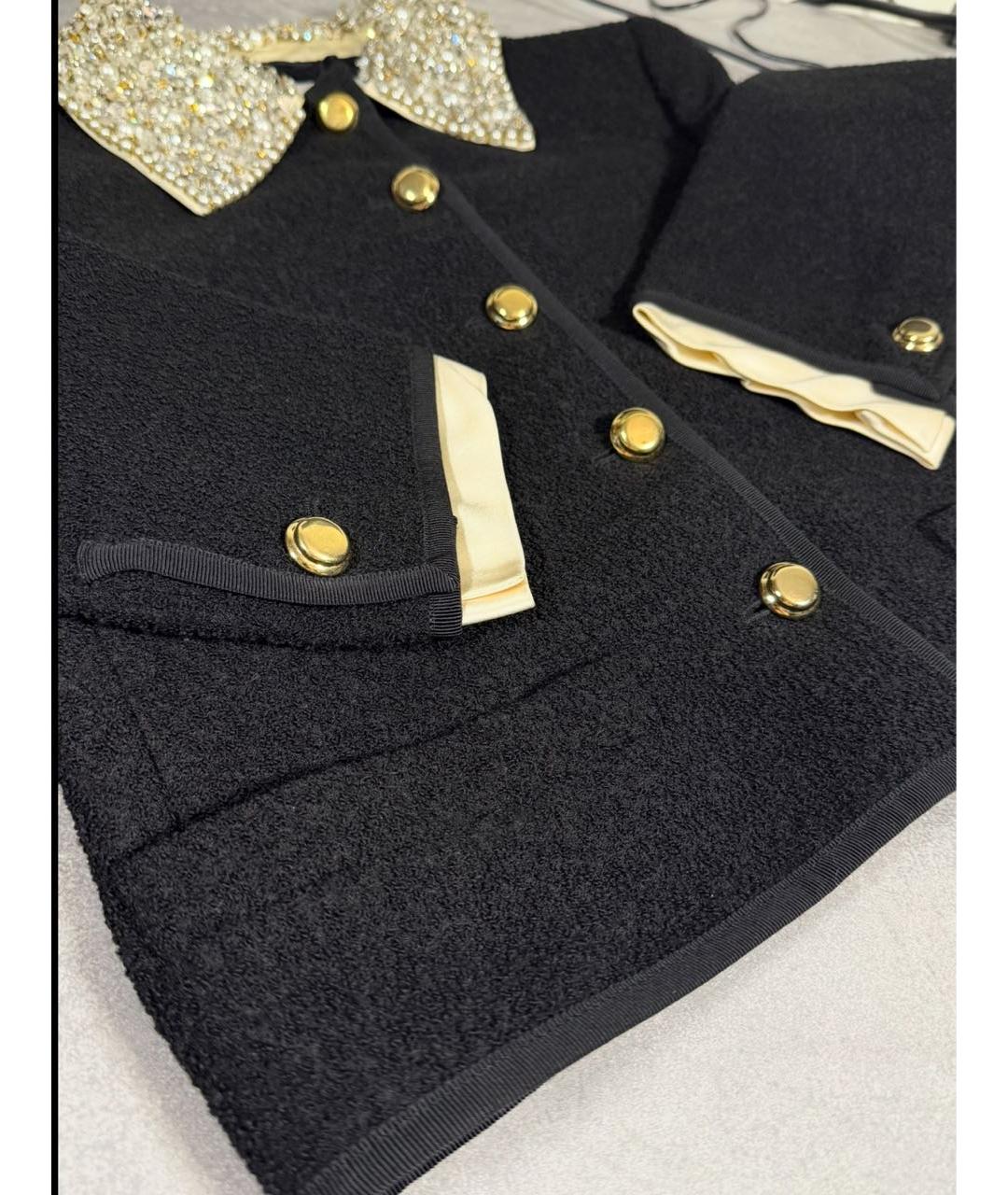 MIU MIU Черный хлопковый жакет/пиджак, фото 4