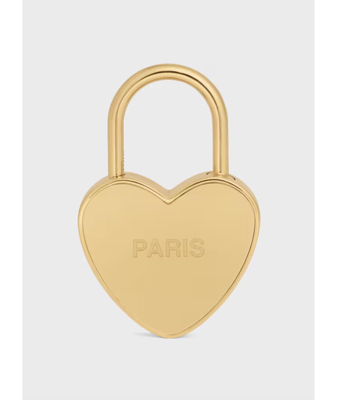 CELINE Золотая латунная подвеска, фото 4