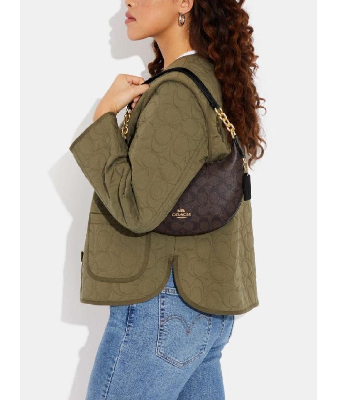 COACH Мульти кожаная сумка с короткими ручками, фото 2