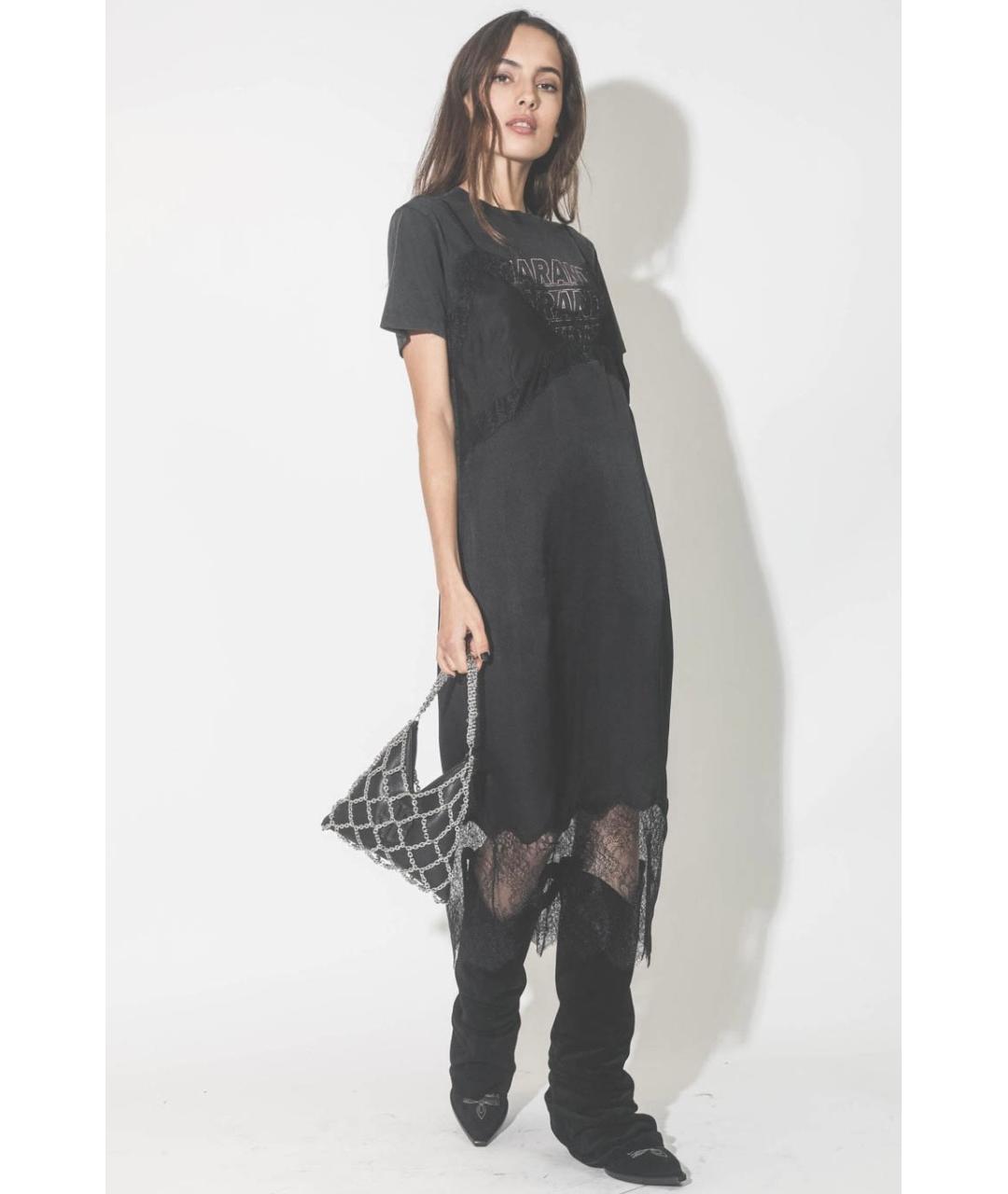 R13 Черные замшевые сапоги, фото 4