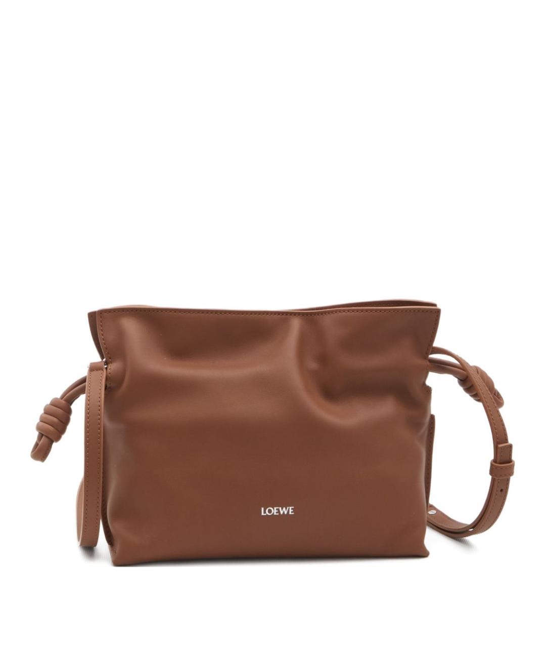 LOEWE Коричневая кожаная сумка тоут, фото 1