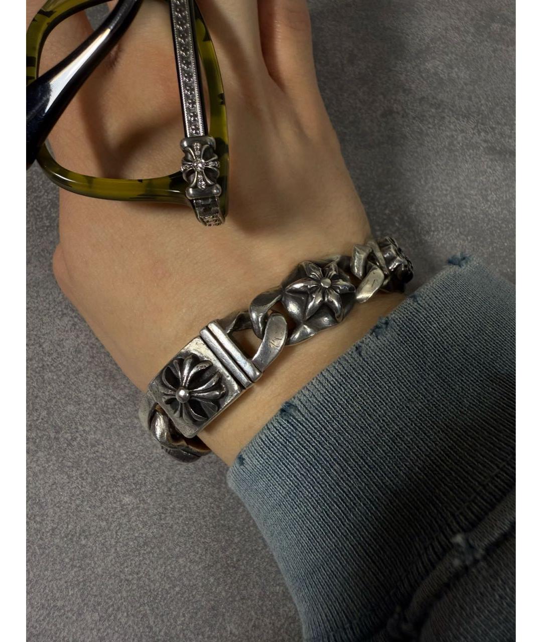 CHROME HEARTS Серебрянный серебряный браслет, фото 3