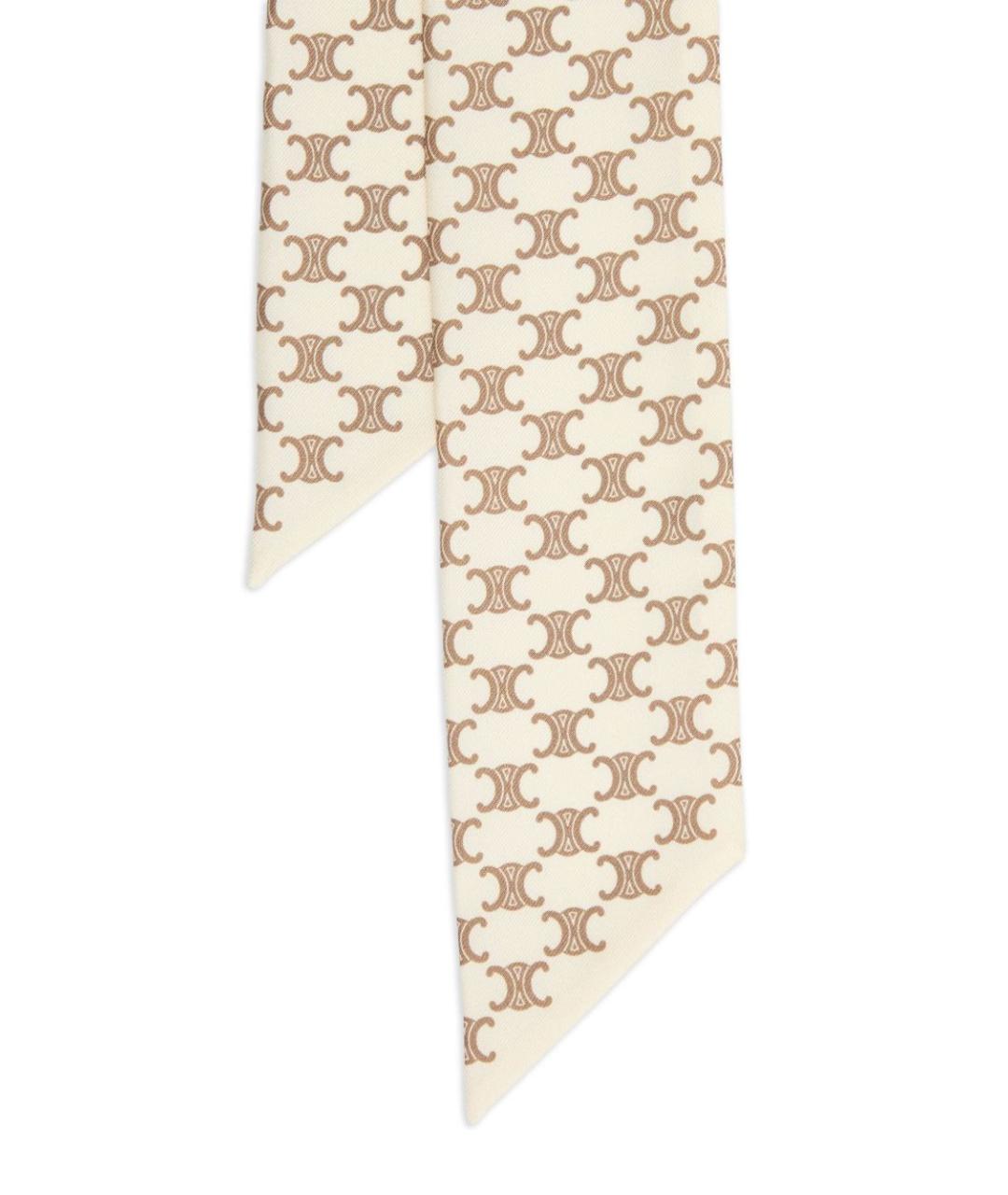 CELINE Мульти шелковый шарф, фото 2