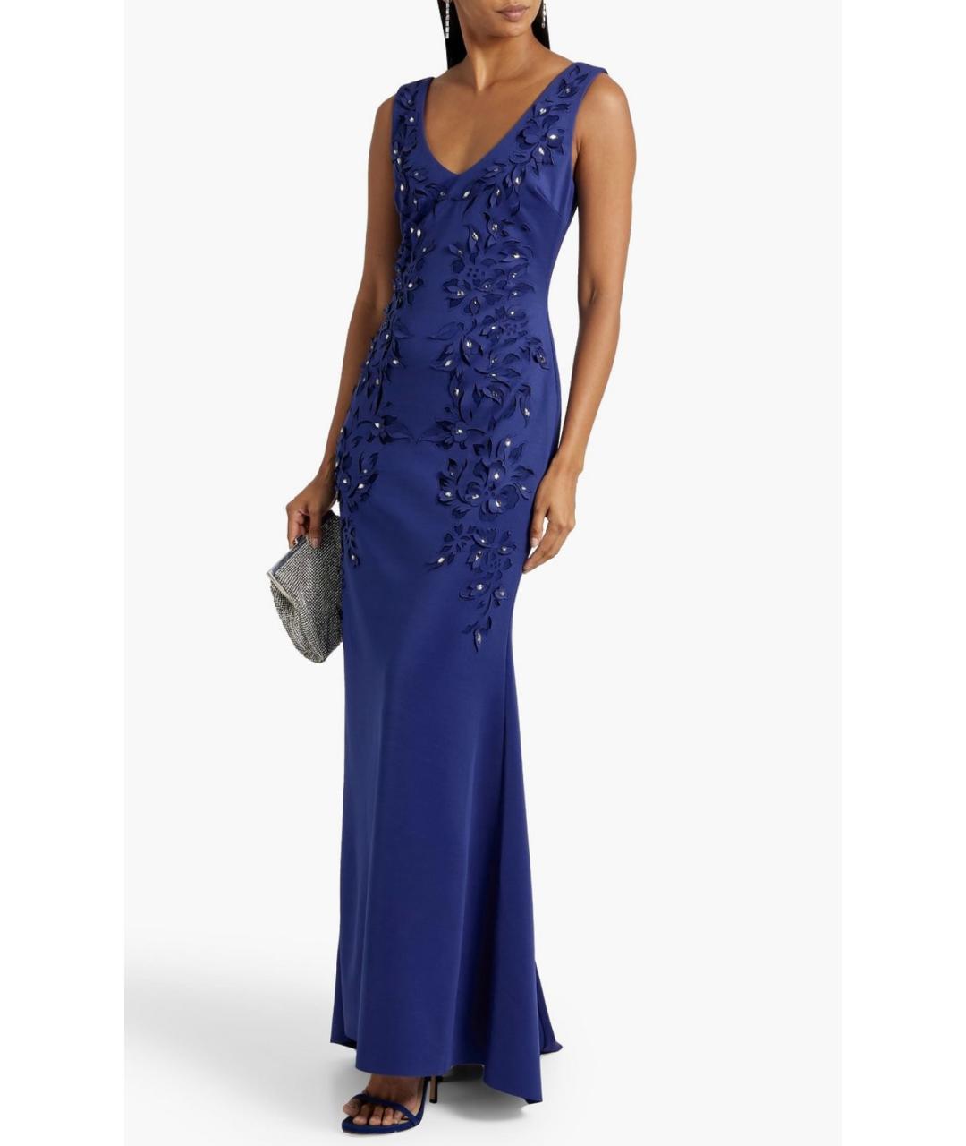 BADGLEY MISCHKA Синее коктейльное платье, фото 2