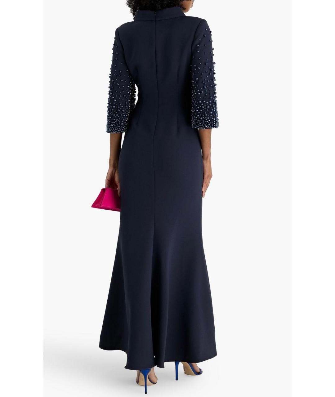 BADGLEY MISCHKA Темно-синее коктейльное платье, фото 3