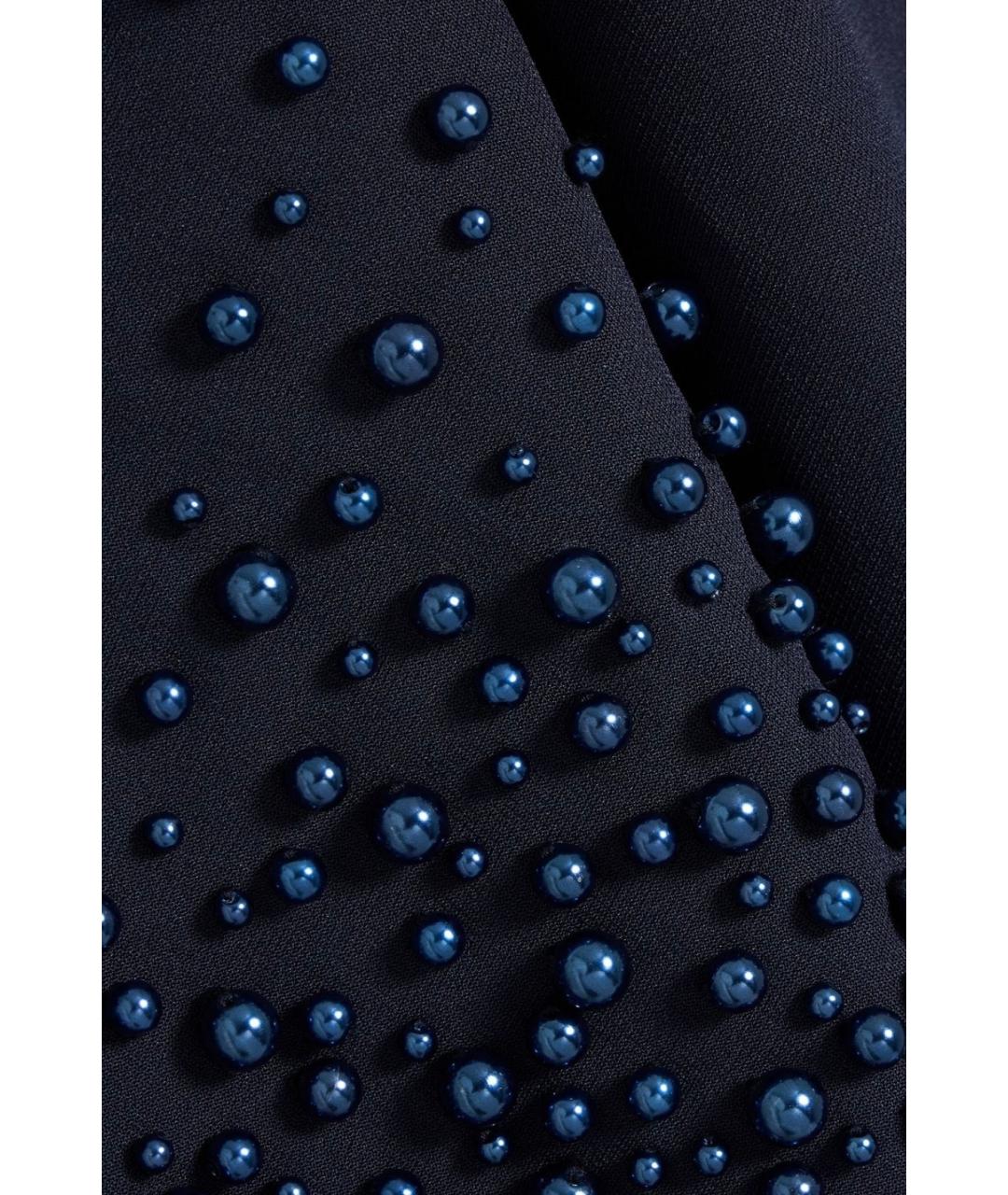 BADGLEY MISCHKA Темно-синее коктейльное платье, фото 4