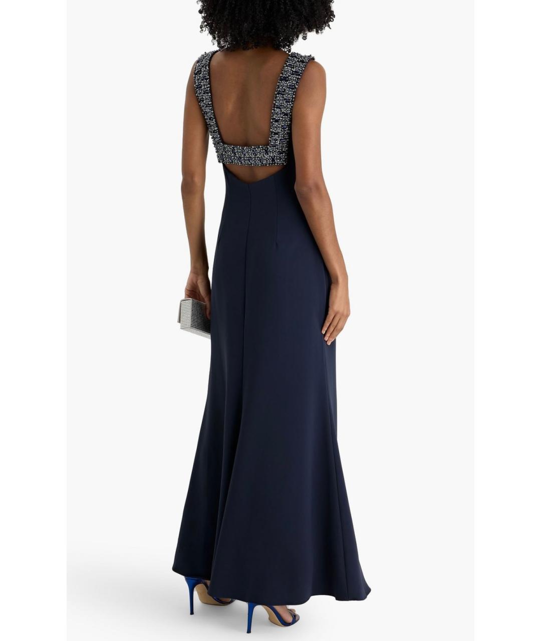 BADGLEY MISCHKA Темно-синее коктейльное платье, фото 3