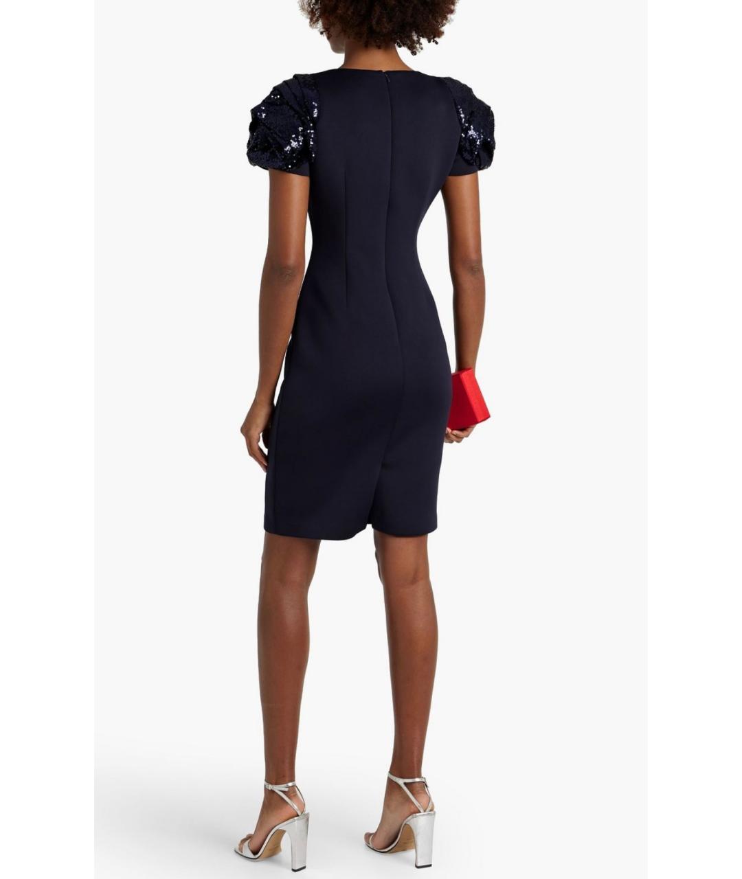 BADGLEY MISCHKA Темно-синее коктейльное платье, фото 3