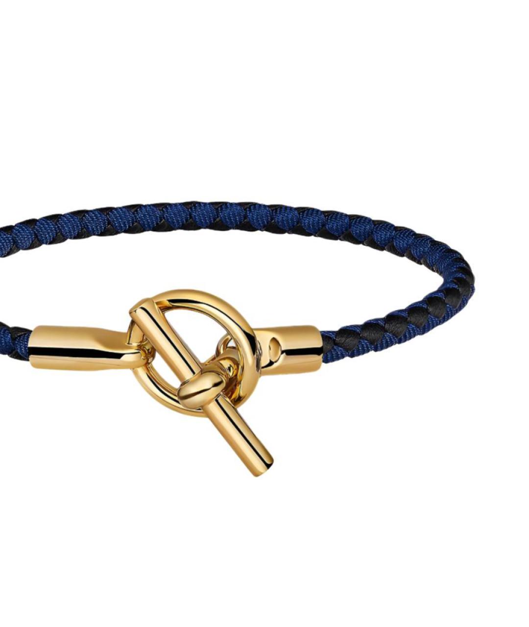 HERMES Черный браслет, фото 3