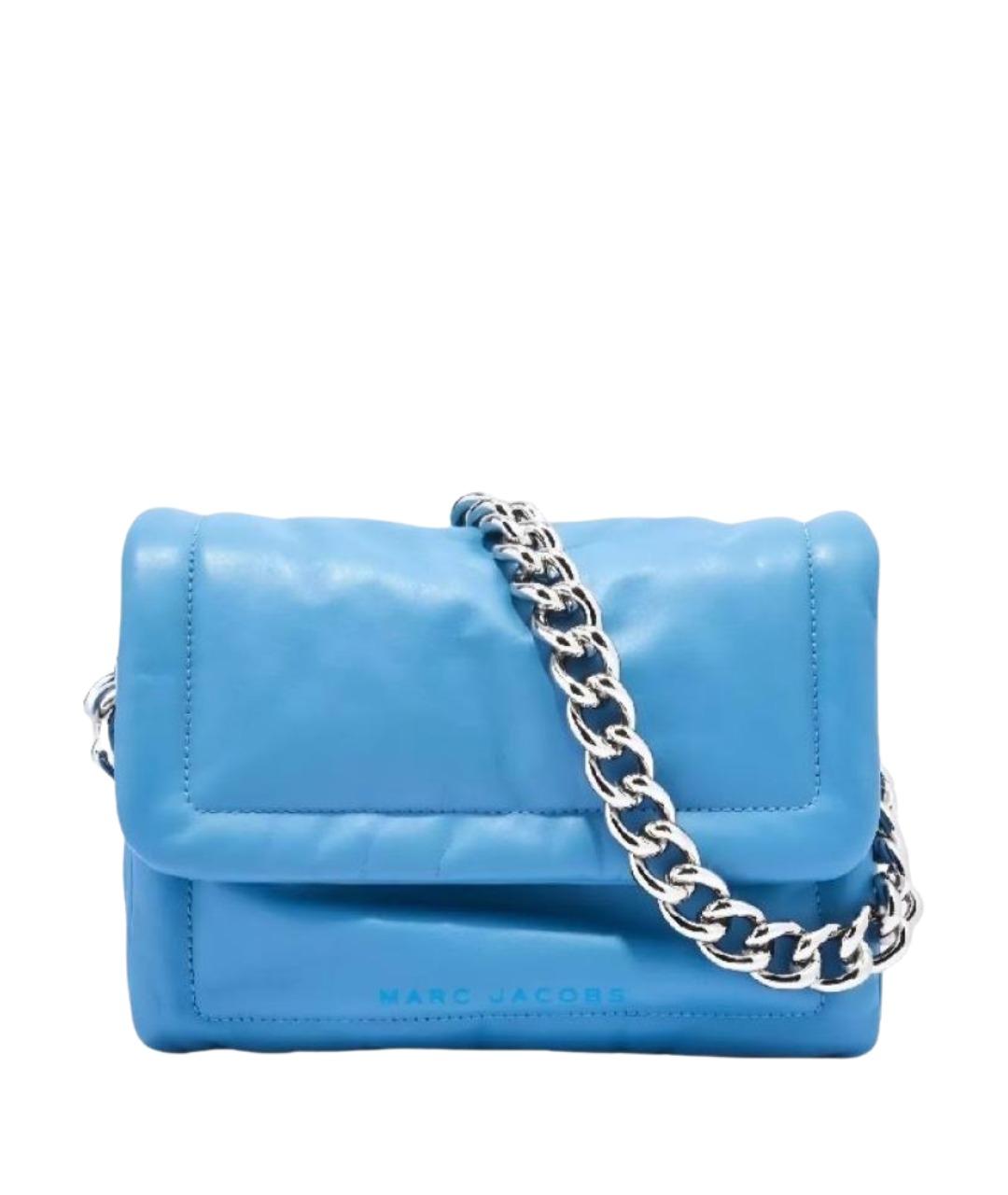MARC JACOBS Голубая кожаная сумка через плечо, фото 1