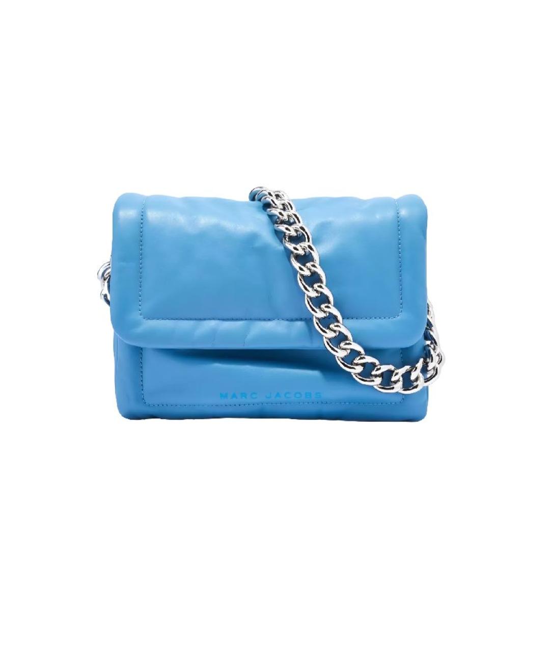 MARC JACOBS Голубая кожаная сумка через плечо, фото 8
