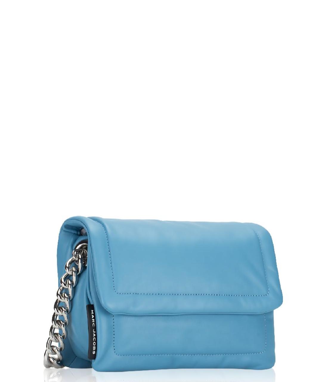 MARC JACOBS Голубая кожаная сумка через плечо, фото 2