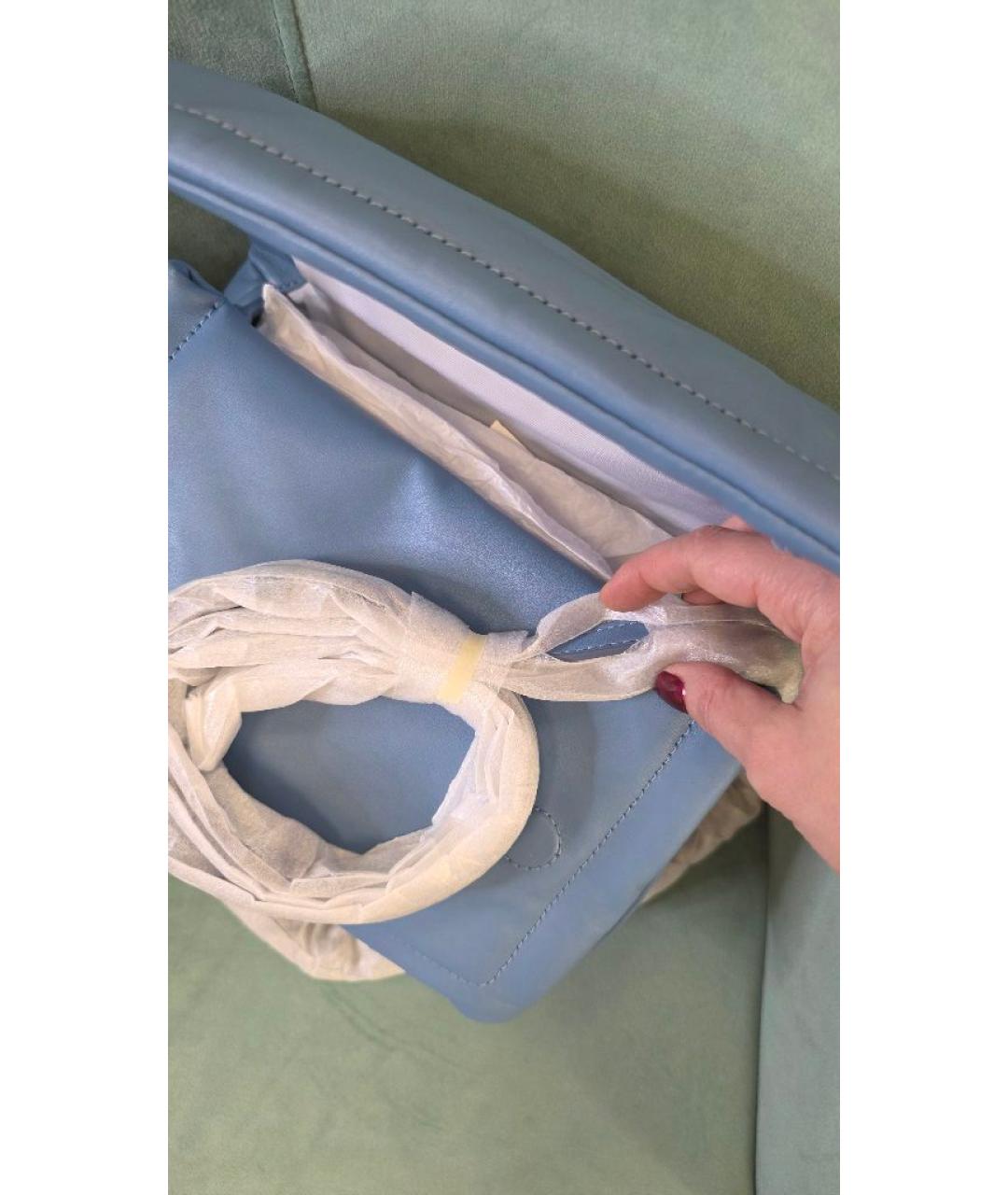 MARC JACOBS Голубая кожаная сумка через плечо, фото 7