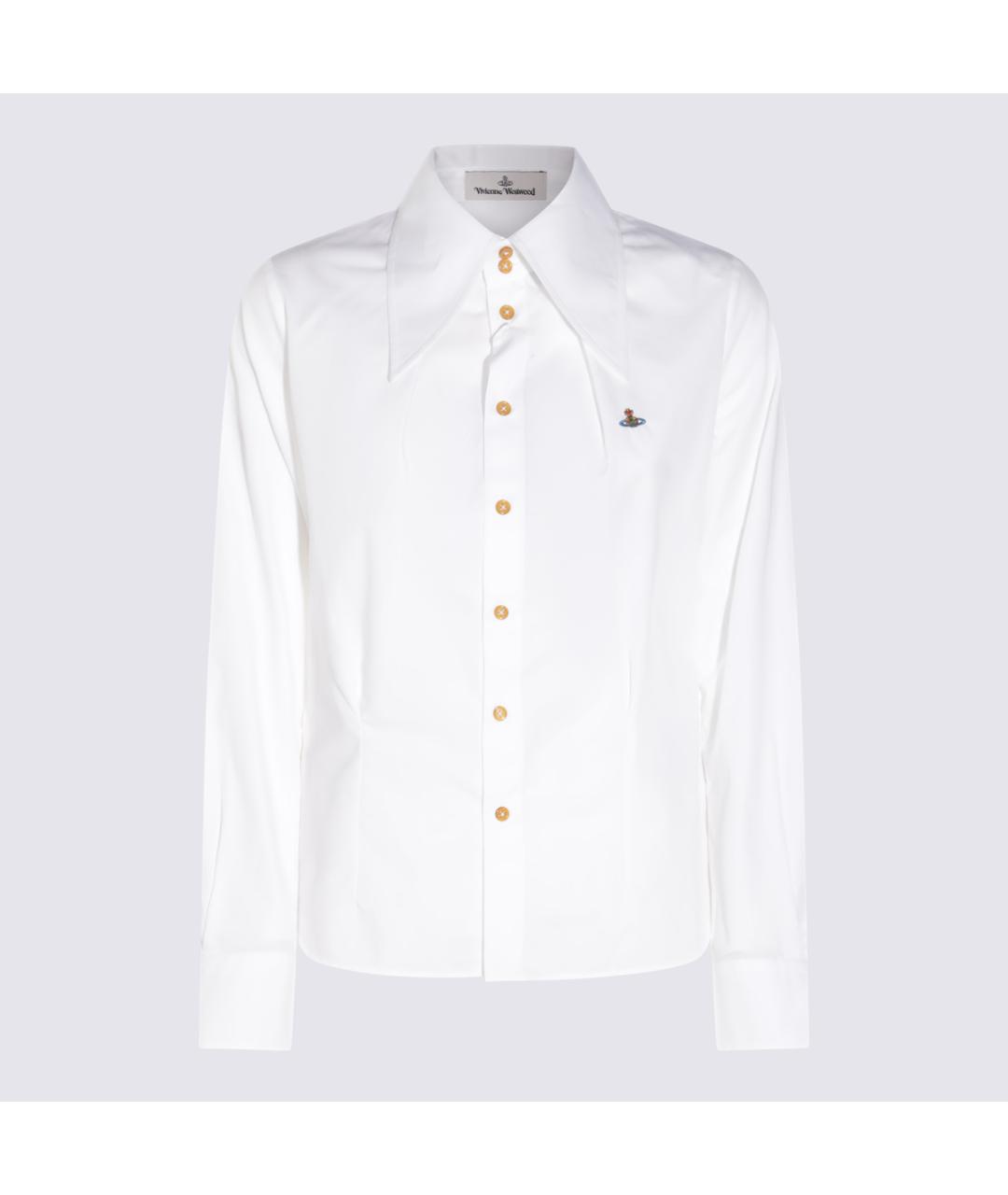 VIVIENNE WESTWOOD Белая хлопковая рубашка, фото 3