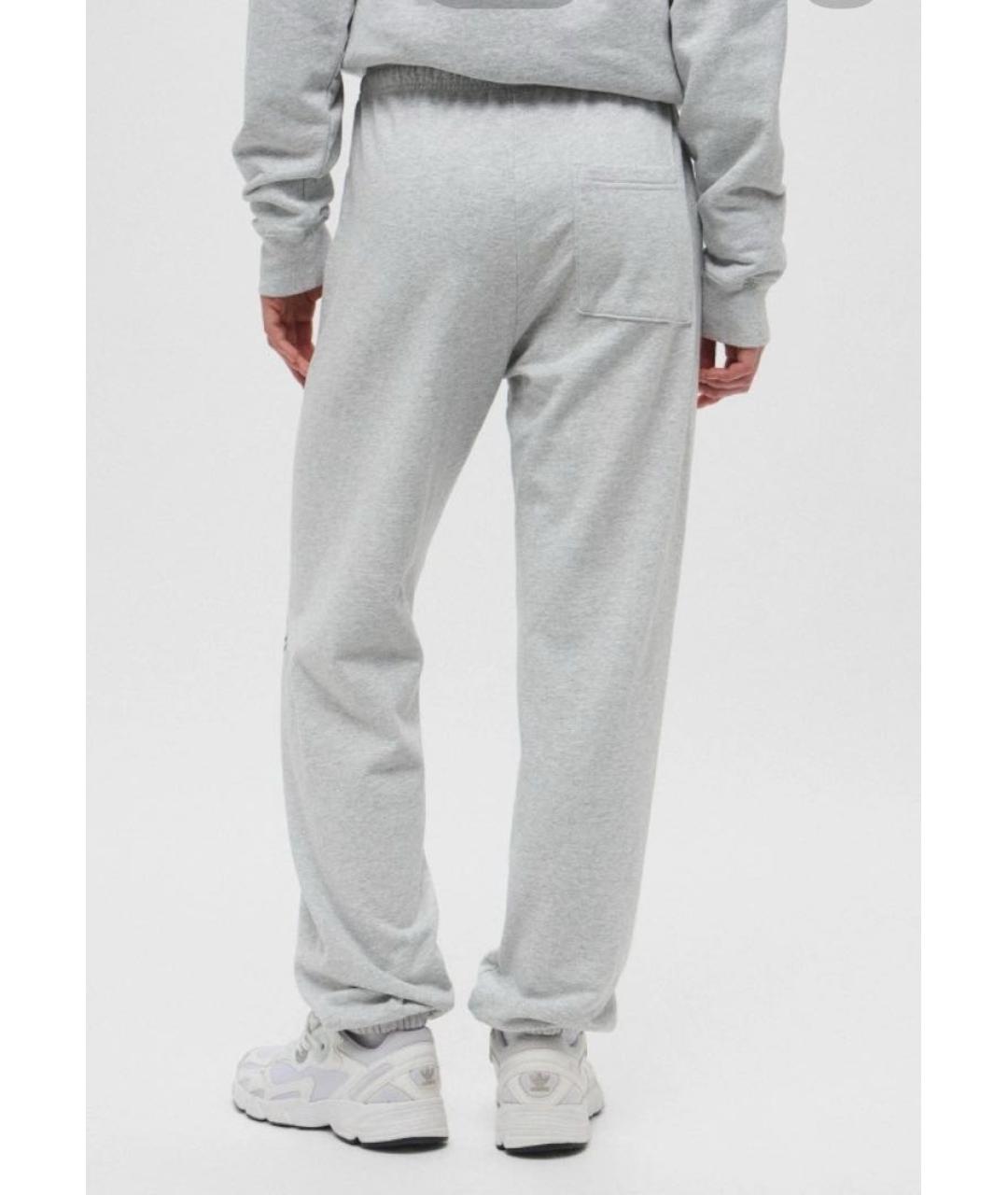 SPORTY AND RICH Серые хлопковые спортивные брюки и шорты, фото 7