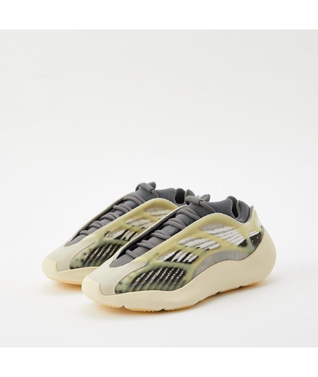 ADIDAS YEEZY Серые текстильные кроссовки, фото 2