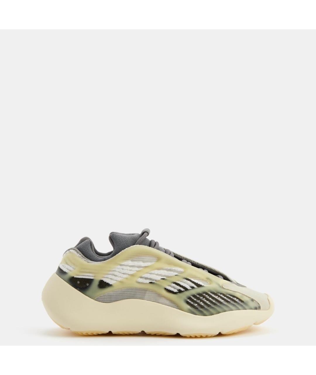 ADIDAS YEEZY Серые текстильные кроссовки, фото 5