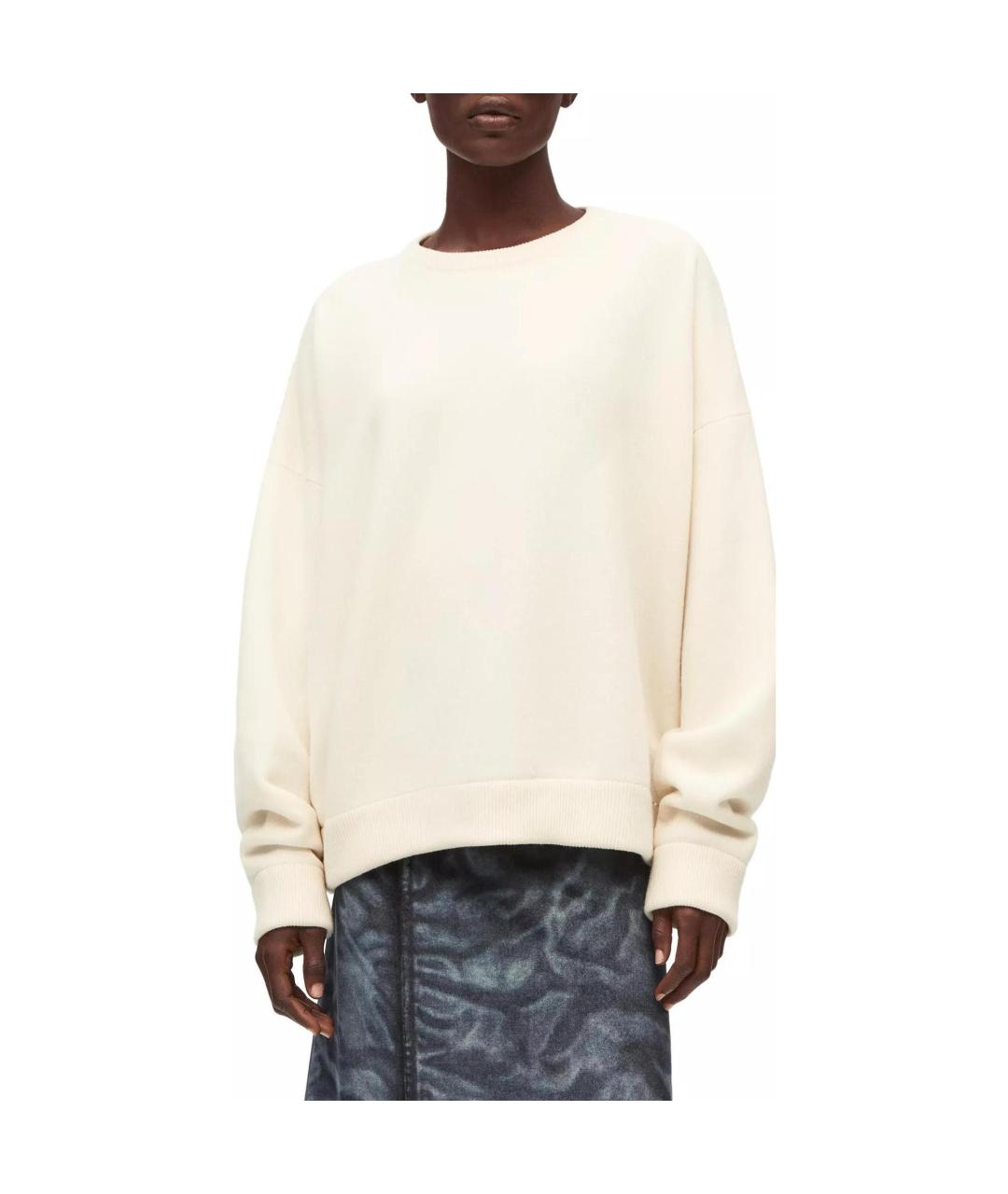 LOEWE Бежевый кашемировый джемпер / свитер, фото 3