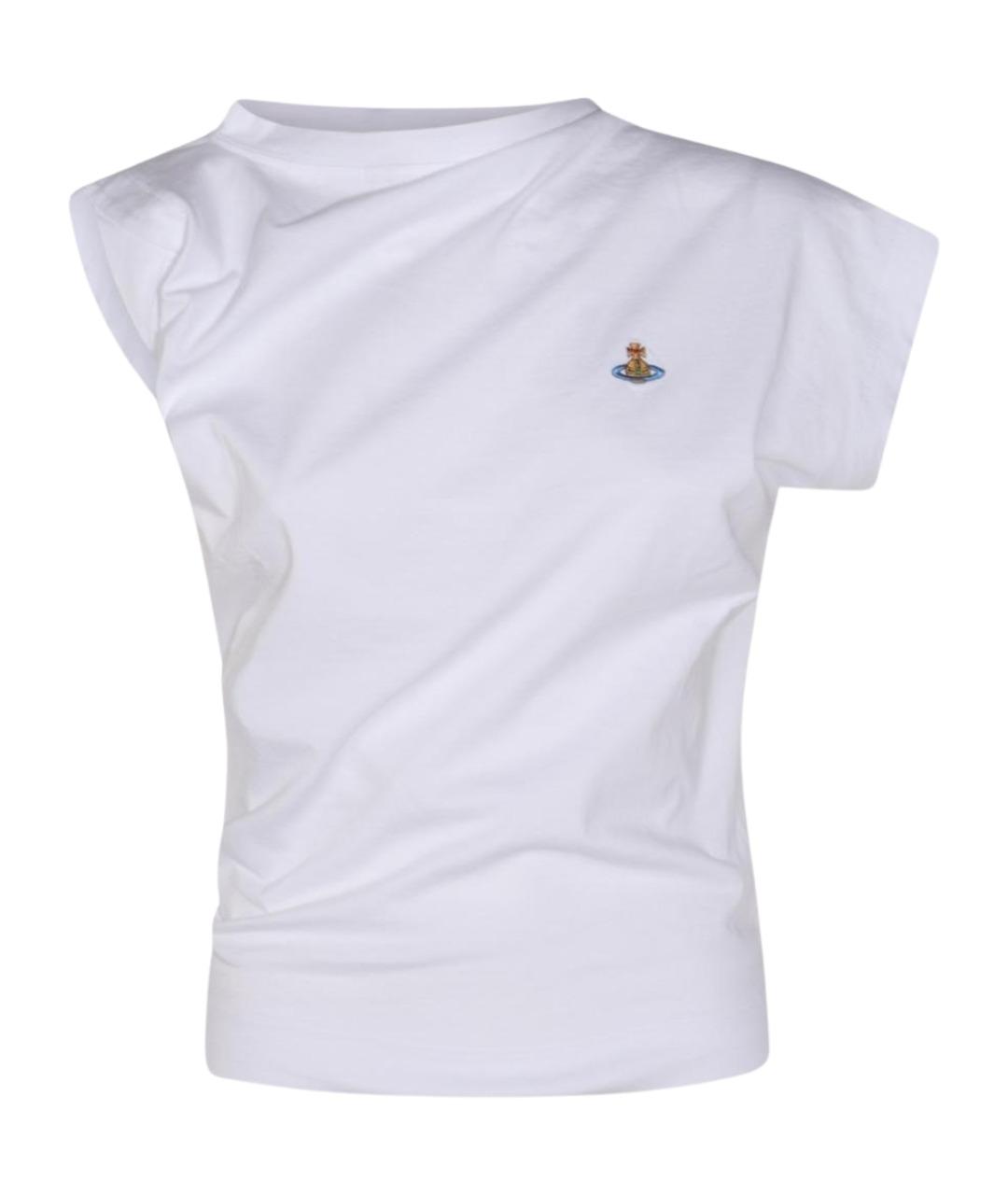 VIVIENNE WESTWOOD Белая хлопковая футболка, фото 1