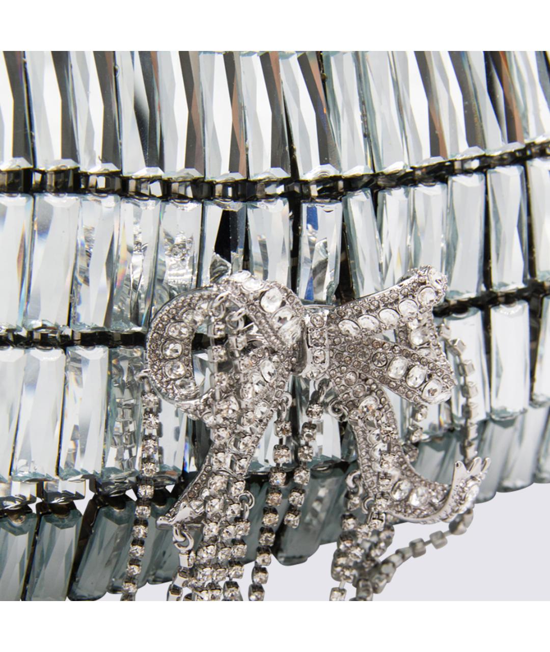 SELF-PORTRAIT Серебряная сумка через плечо, фото 4