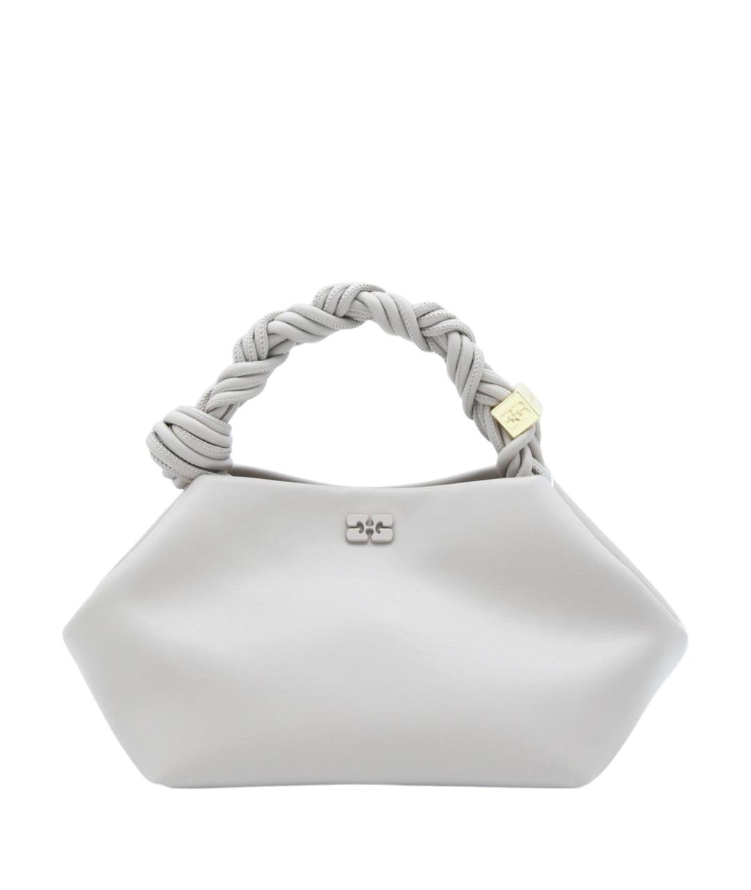 GANNI Серая сумка с короткими ручками, фото 1