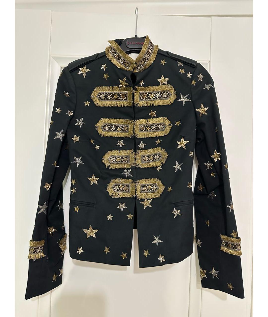 VALENTINO Черный хлопковый жакет/пиджак, фото 9