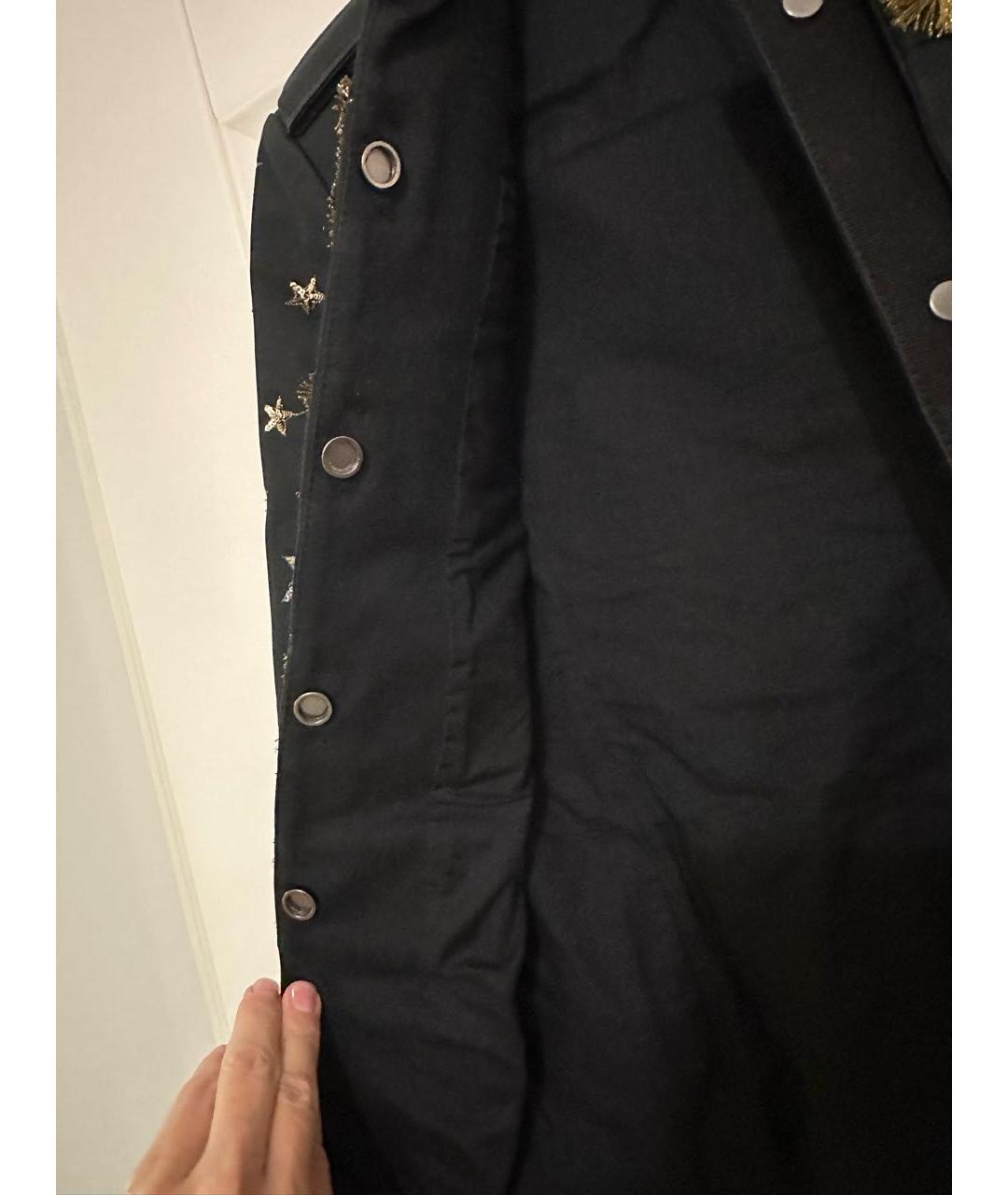 VALENTINO Черный хлопковый жакет/пиджак, фото 6