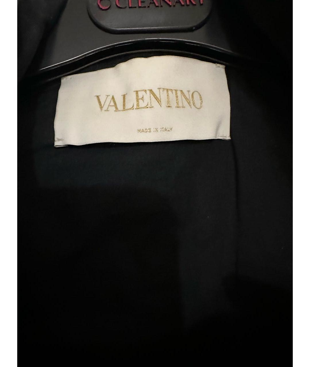 VALENTINO Черный хлопковый жакет/пиджак, фото 3