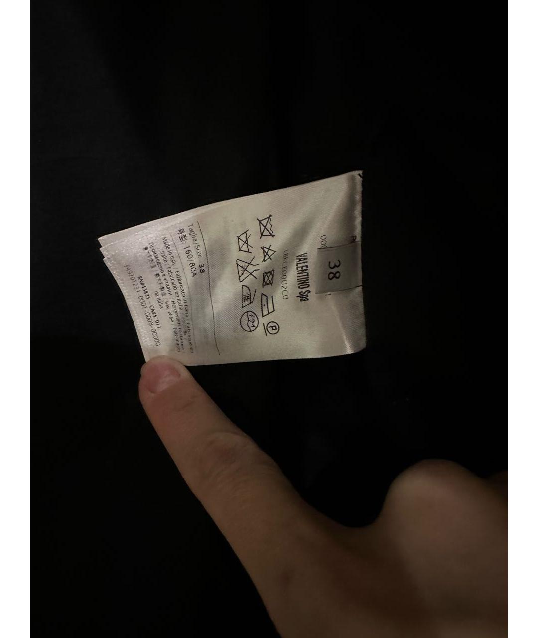 VALENTINO Черный хлопковый жакет/пиджак, фото 5