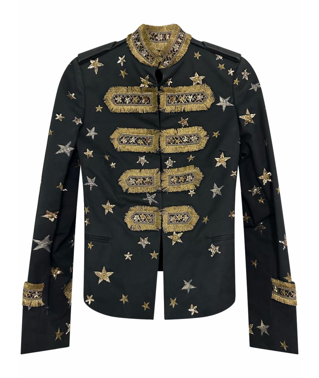 VALENTINO Черный хлопковый жакет/пиджак, фото 1