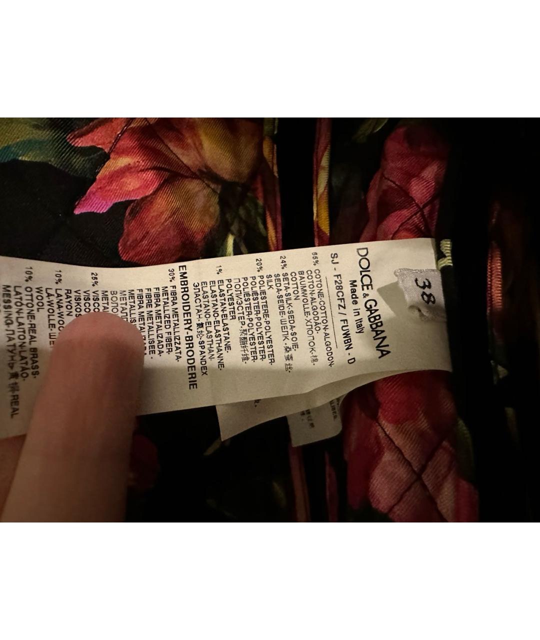 DOLCE&GABBANA Фиолетовый велюровый жакет/пиджак, фото 3