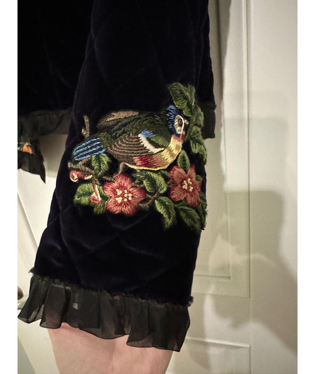 DOLCE&GABBANA Фиолетовый велюровый жакет/пиджак, фото 6