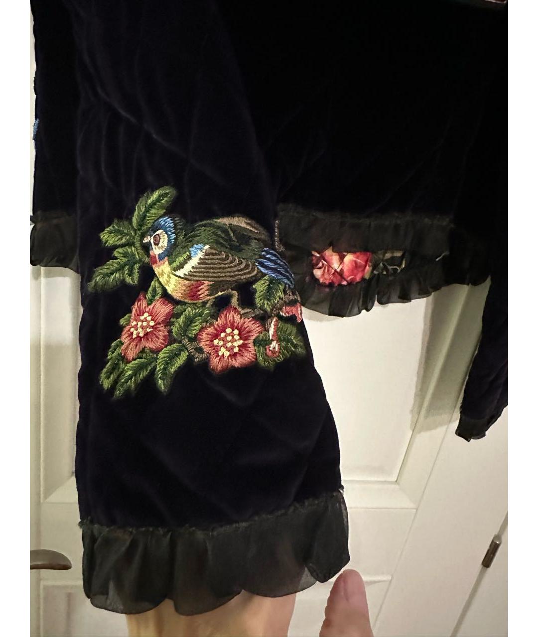 DOLCE&GABBANA Фиолетовый велюровый жакет/пиджак, фото 8