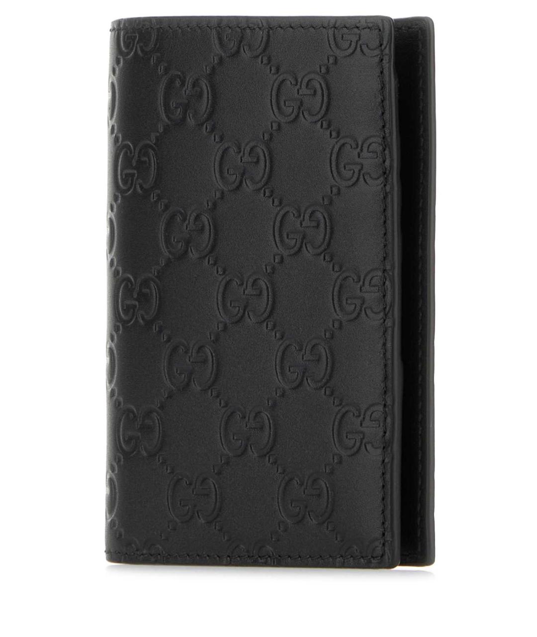 GUCCI Черный кожаный кошелек, фото 2