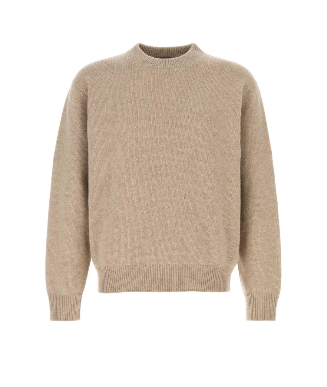 PRADA Бежевый кашемировый джемпер / свитер, фото 1