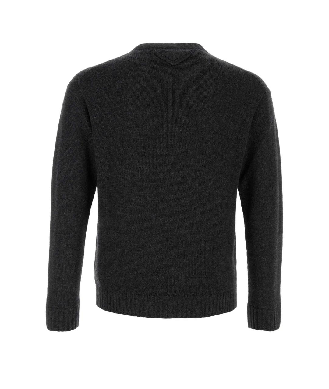 PRADA Серый кашемировый джемпер / свитер, фото 2