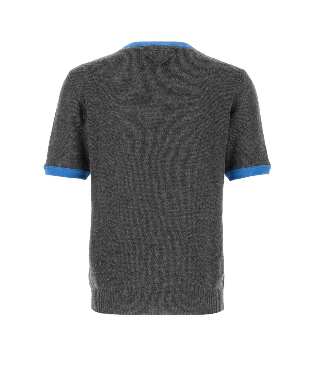 PRADA Серый кашемировый джемпер / свитер, фото 2