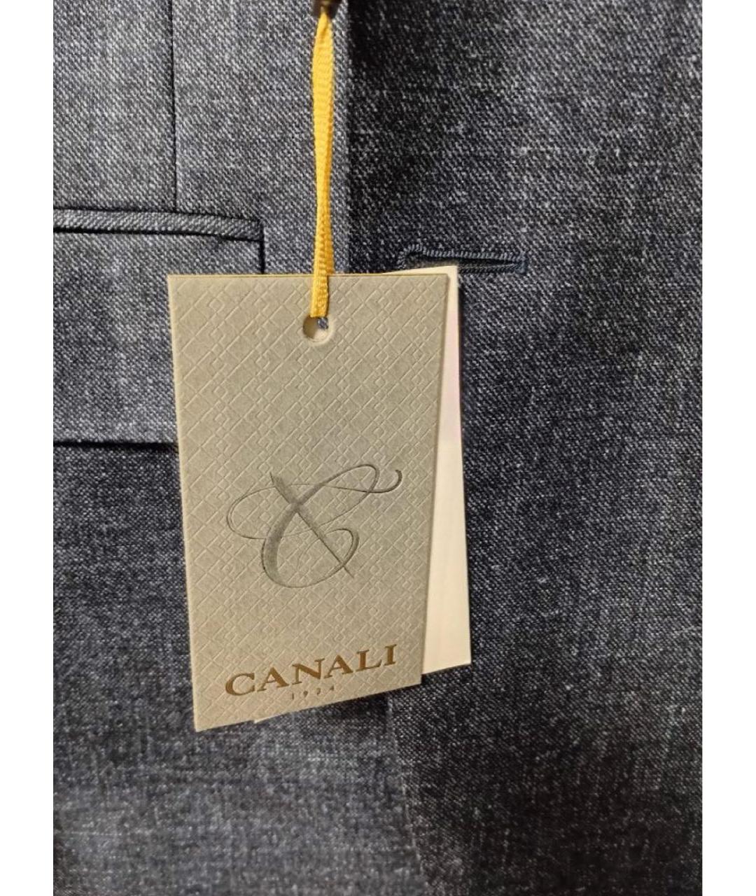CANALI Темно-синий классический костюм, фото 3