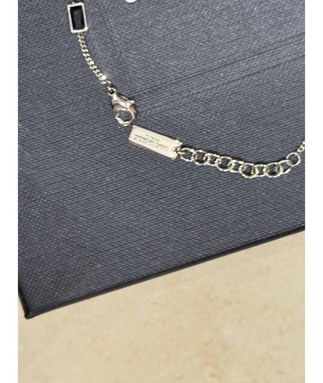 SAINT LAURENT Серебрянный металлический браслет, фото 5