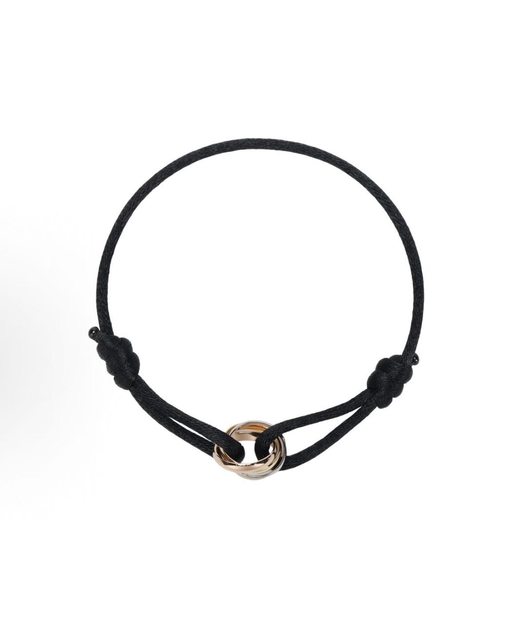 CARTIER Черный браслет из желтого золота, фото 1