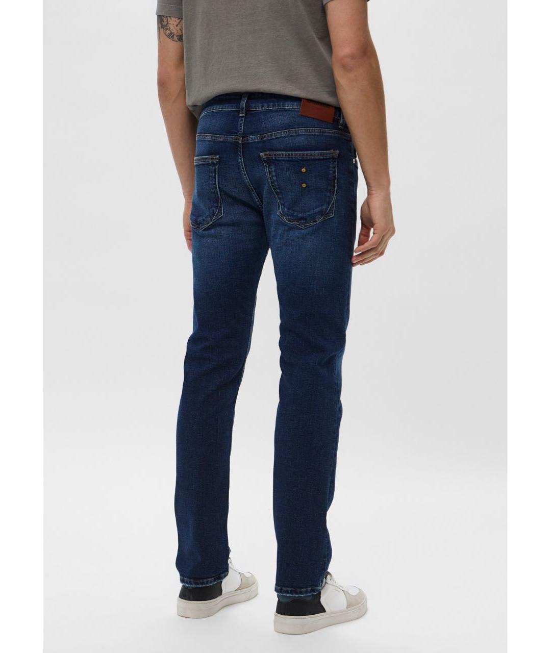 BLAUER Синие хлопко-эластановые джинсы скинни, фото 2