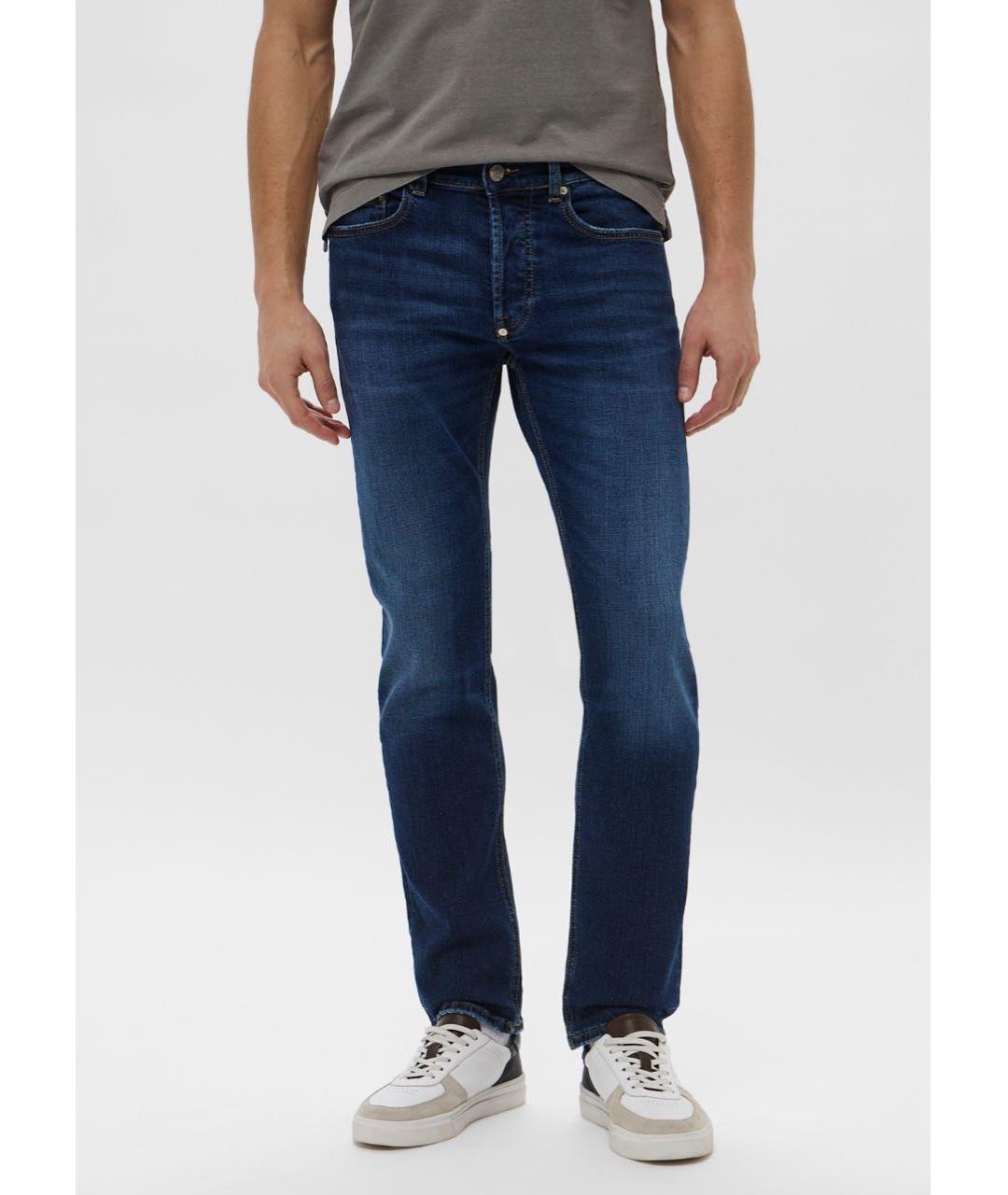 BLAUER Синие хлопко-эластановые джинсы скинни, фото 6