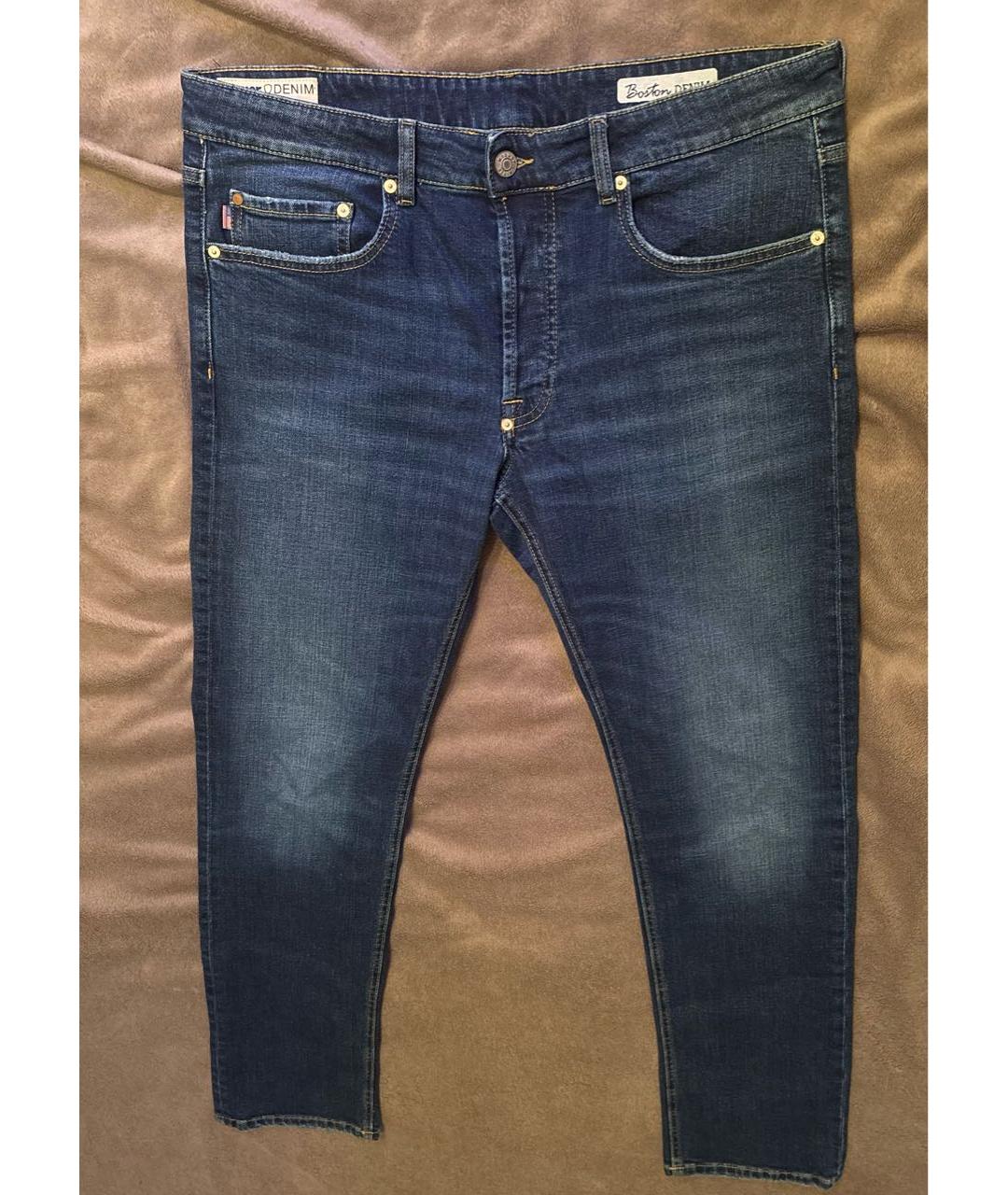 BLAUER Синие хлопко-эластановые джинсы скинни, фото 8