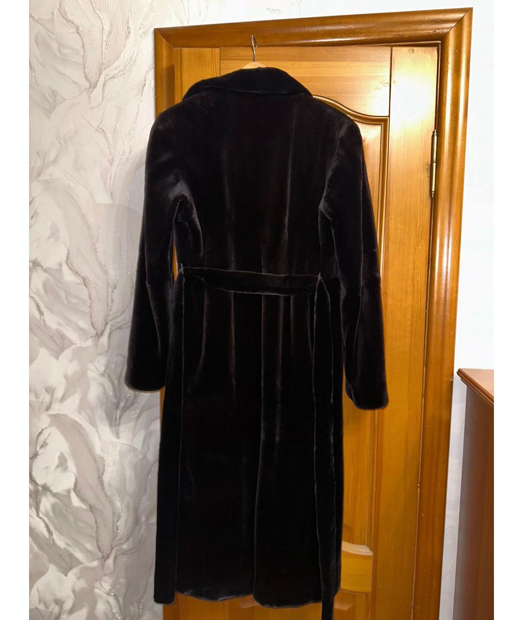 BRASCHI Черная меховая шуба, фото 2