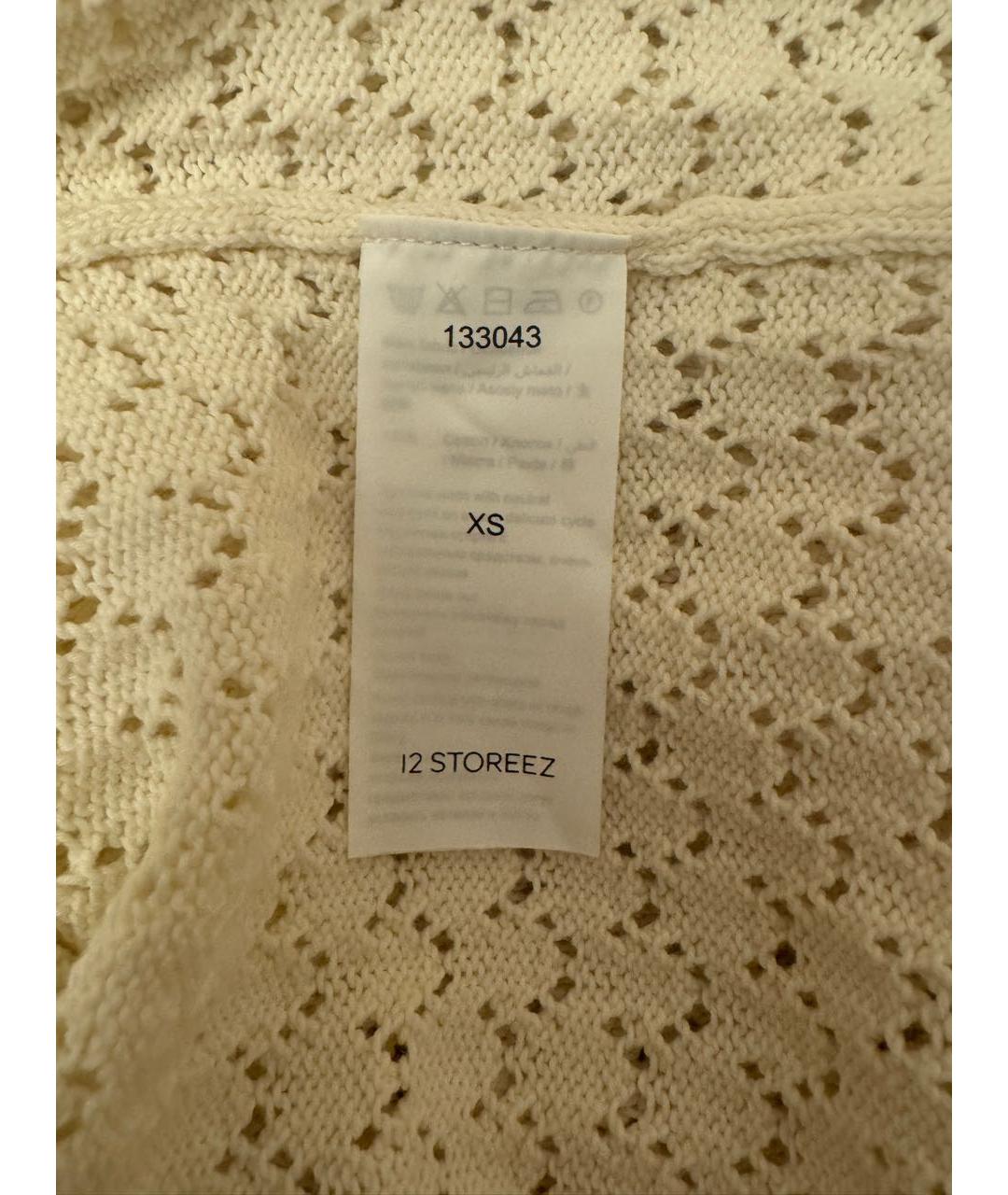 12 STOREEZ Бежевый хлопковый костюм с брюками, фото 4