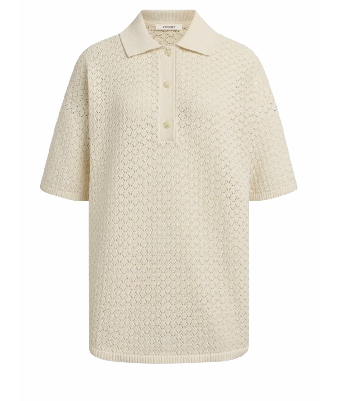 12 STOREEZ Бежевый хлопковый костюм с брюками, фото 1