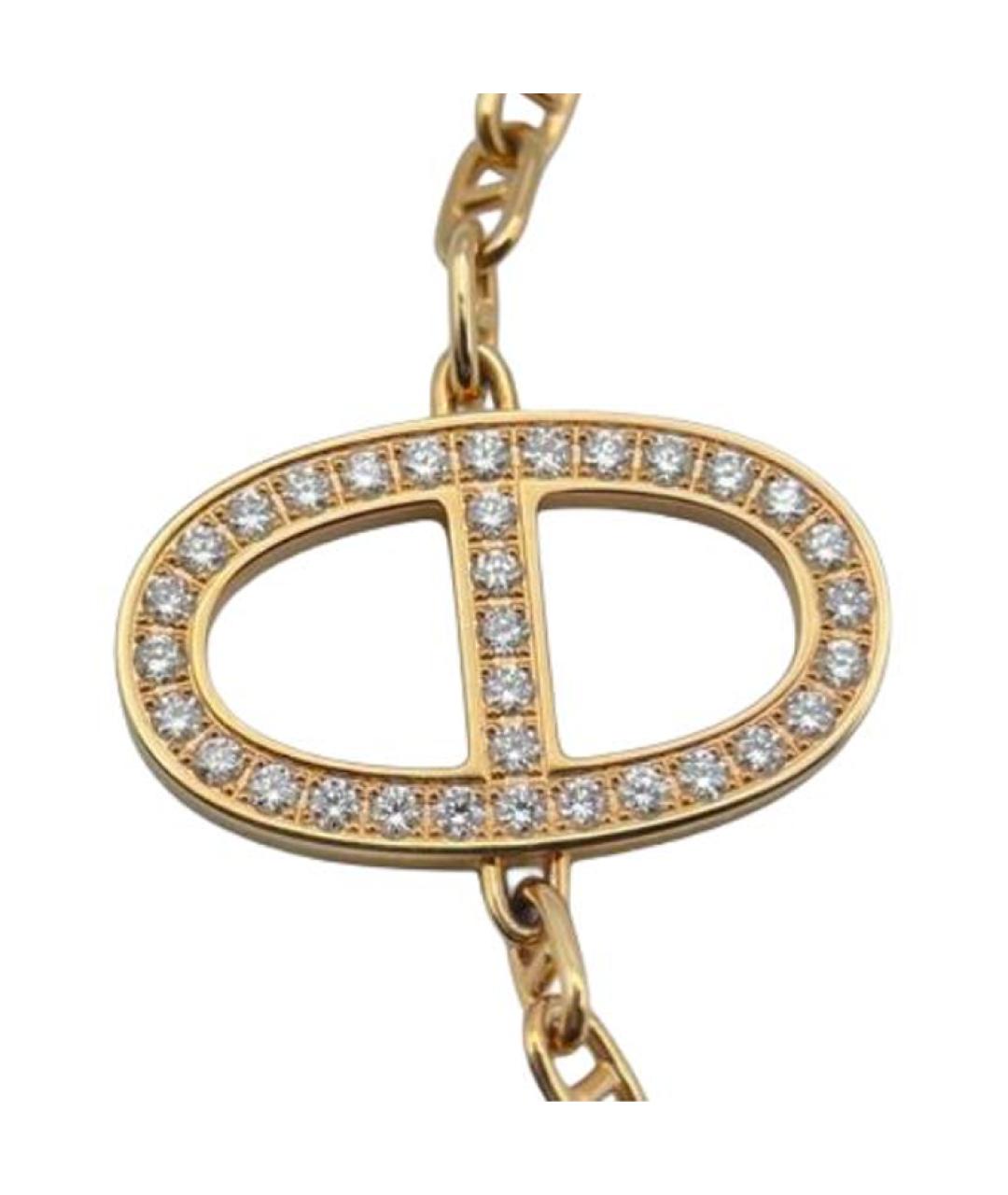 HERMES Золотой браслет из розового золота, фото 2