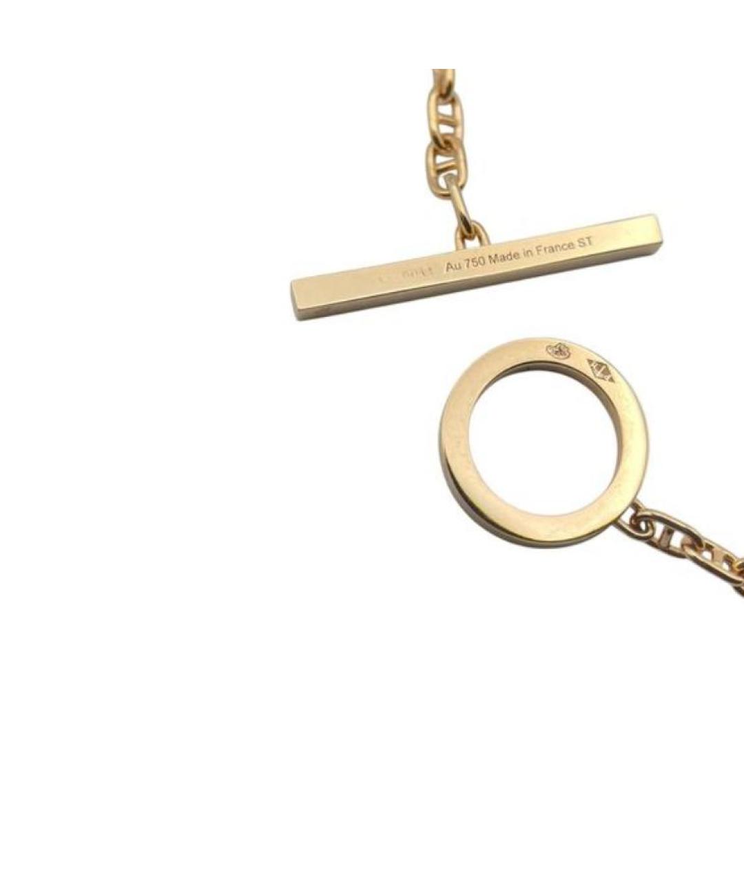 HERMES Золотой браслет из розового золота, фото 3