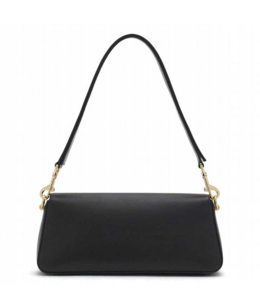 LANVIN Черная кожаная сумка с короткими ручками, фото 3
