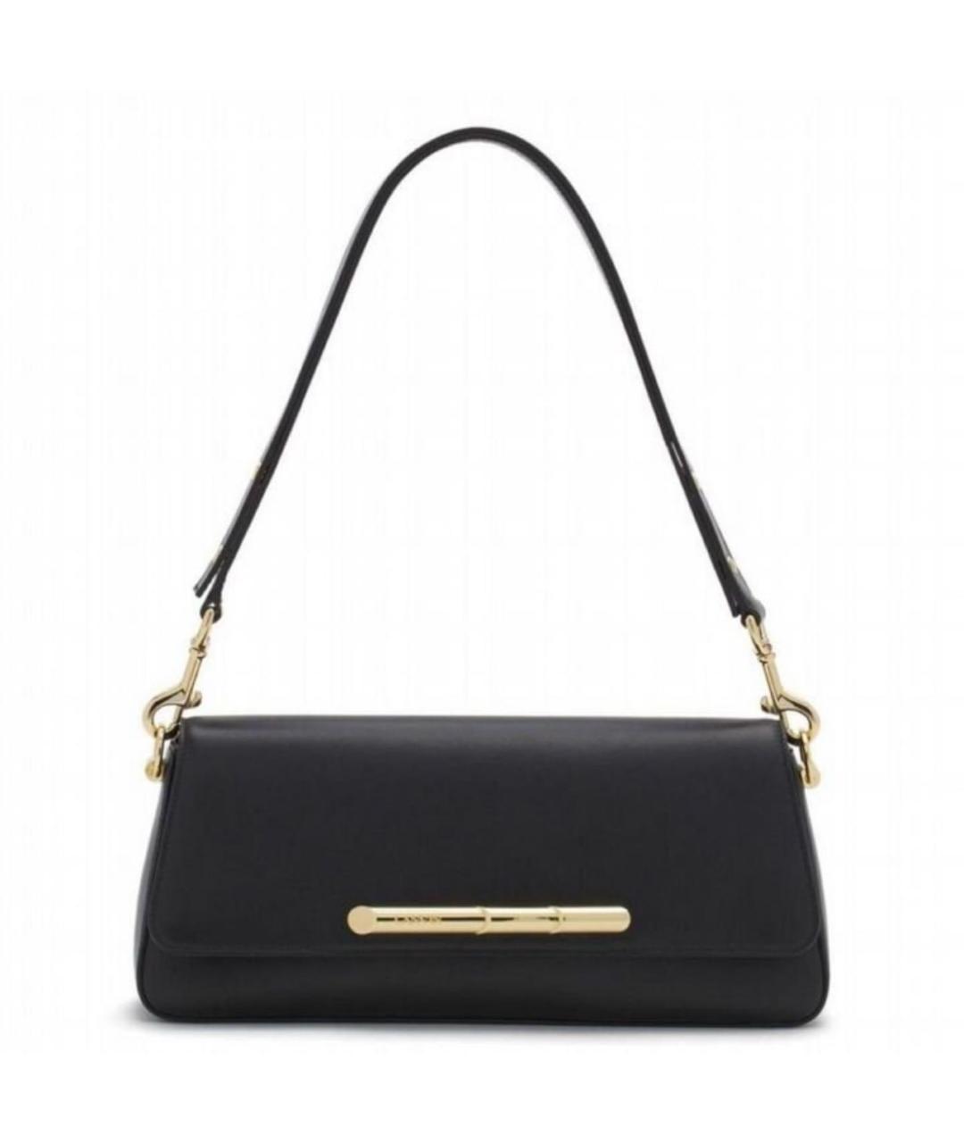 LANVIN Черная кожаная сумка с короткими ручками, фото 6